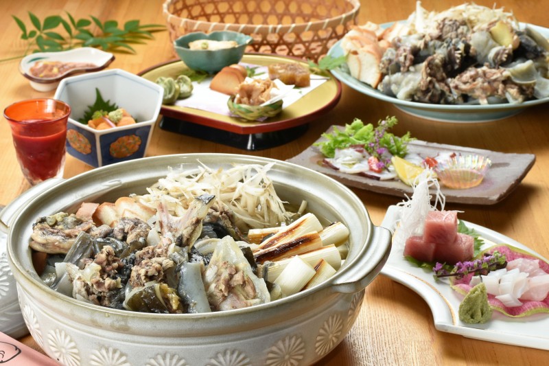 スッポン料理（横）