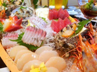 お料理（オプション舟盛り）2.